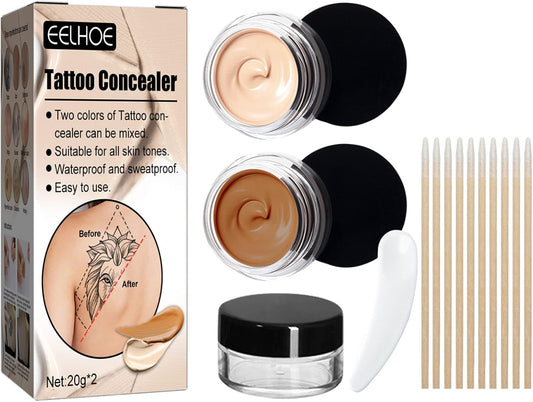 Tattoo Concealer Tattoo Cover Up Makeup Waterproof Two Color Skin