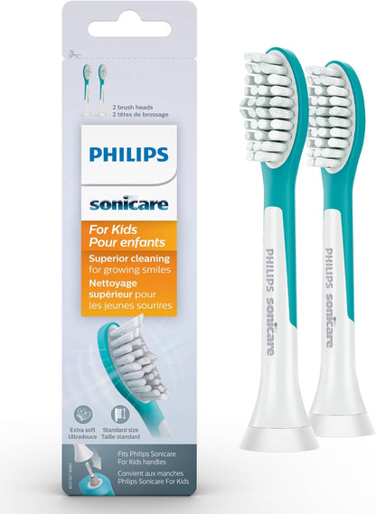 Philips Sonicare For Kids Replacement Brush Heads, 2 Pack, HX6042