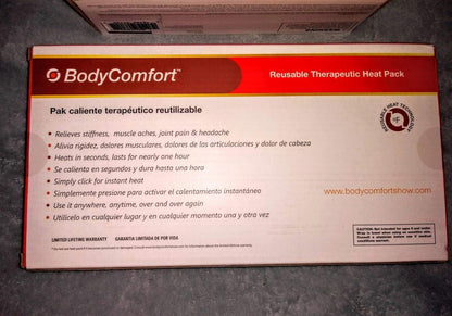 XL Neck & Shoulder Reusable Therapeutic Instant Heat Pack (Extra Large, Red