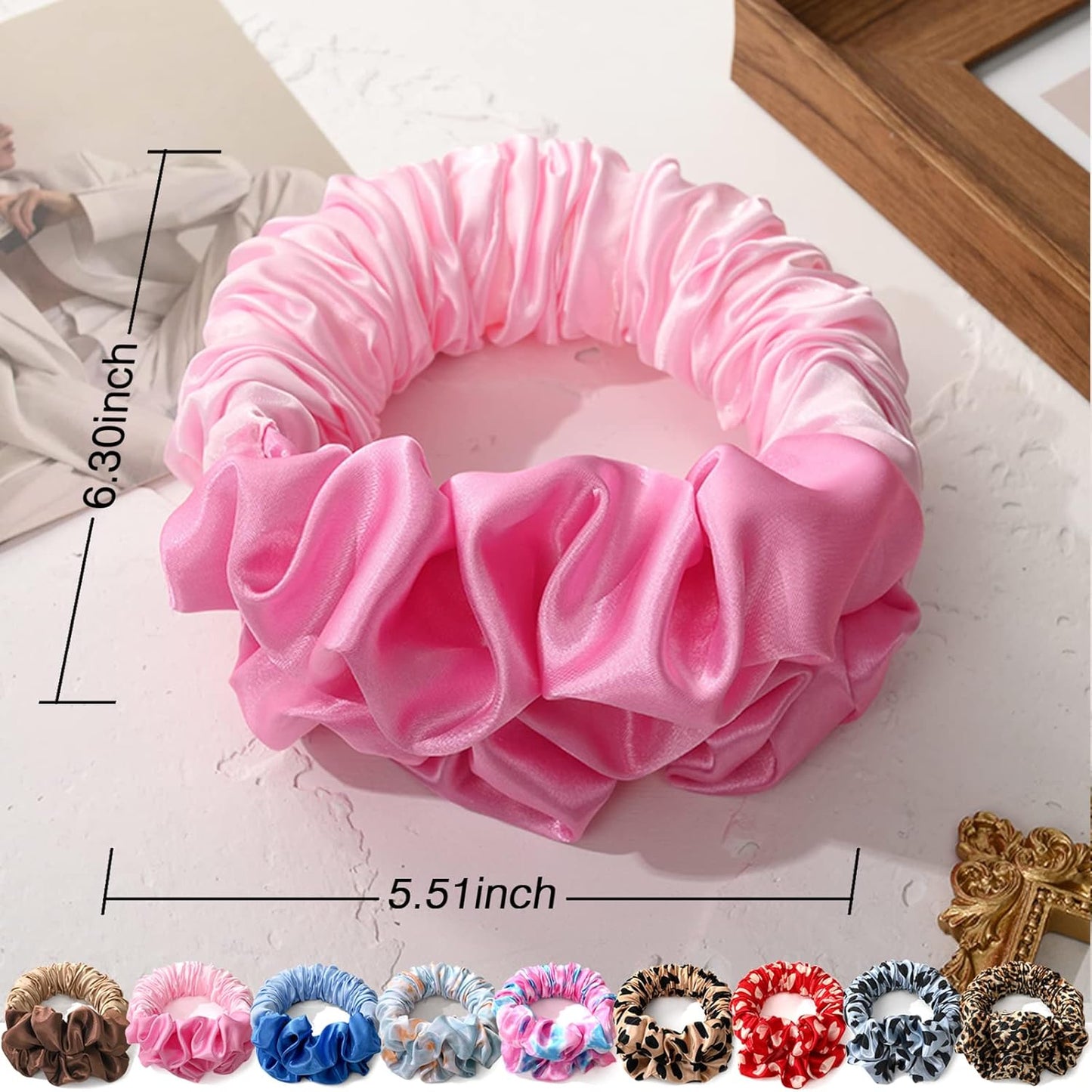 Lanzhire Heatless Hair Curler to Sleep In, No Heat Curls Headband