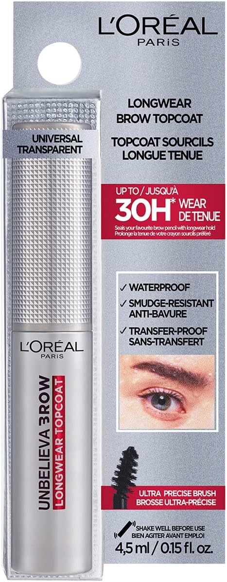 L’Oréal Paris Unbelieva-Brow Longwear Eyebrow Topcoat, Waterproof