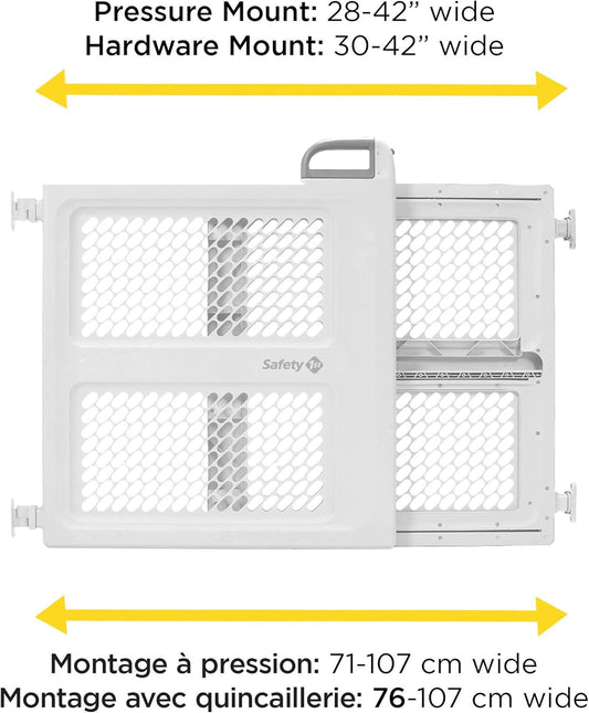 Safety 1st Lift, Lock and Swing Gate + Tall & Wide Pressure-Insta
