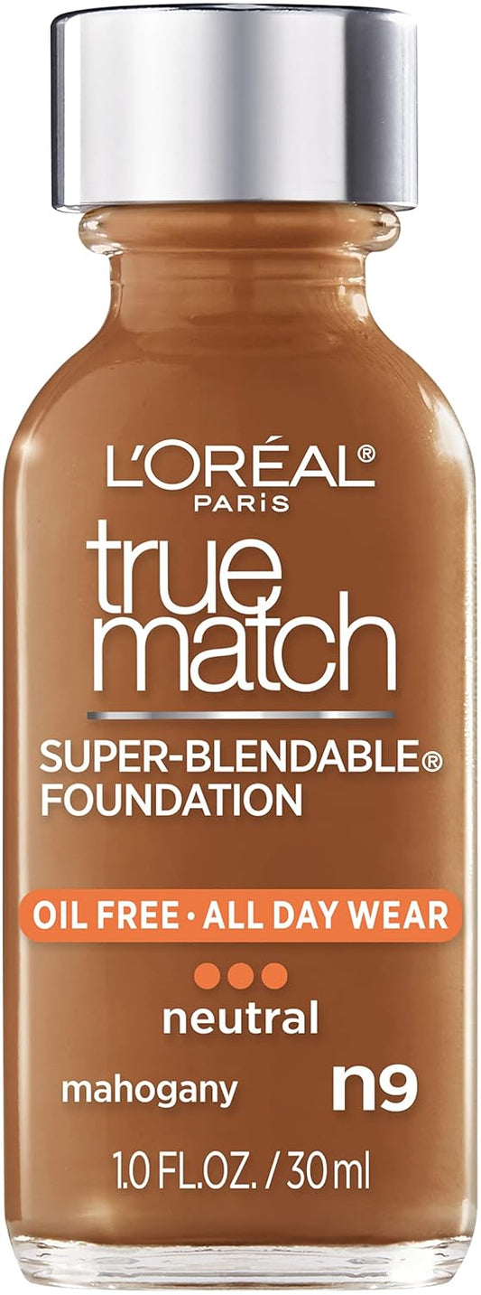 L'Oreal a52 Paris True Match Super Blendable Foundation, N9 Mahog