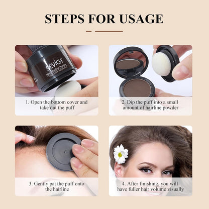 Sevich Hairline Powder?Instantly Conceals Hair Loss, Root Touch u