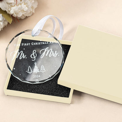 Wedding Gifts for Couple 2024 - Our First Christmas as Mr and Mrs, Engageme