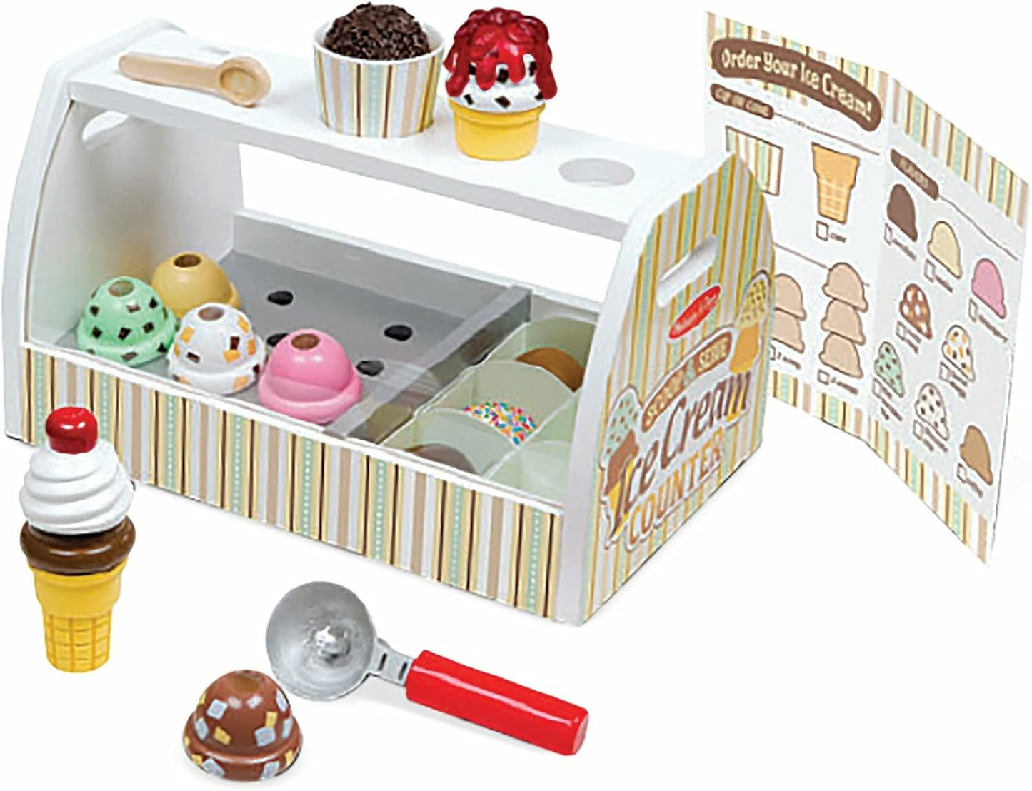 Melissa & Doug 737/8175 Scoop & Serve Ice Cream Counter