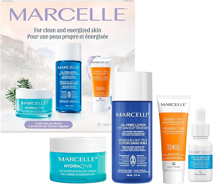Marcelle Hydractive Holiday Gift Set, Hydrating & Energizing Skin