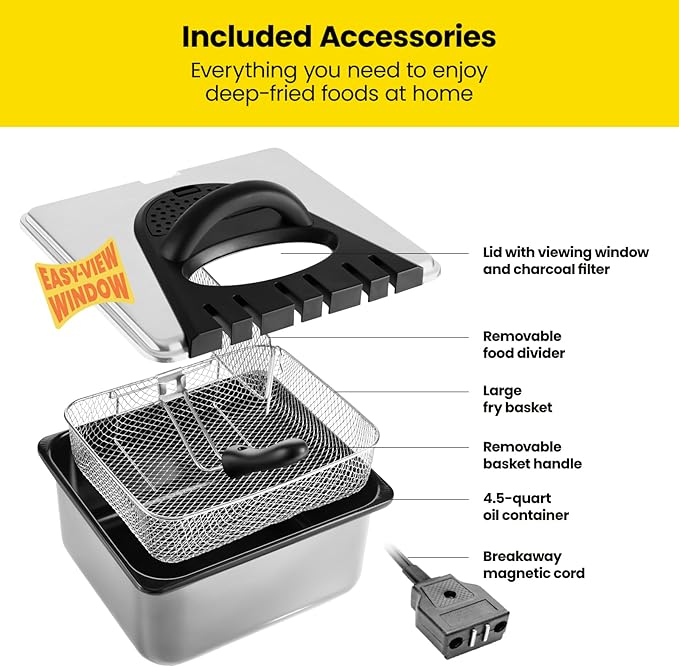 Chefman Dual Cook Pro Deep Fryer