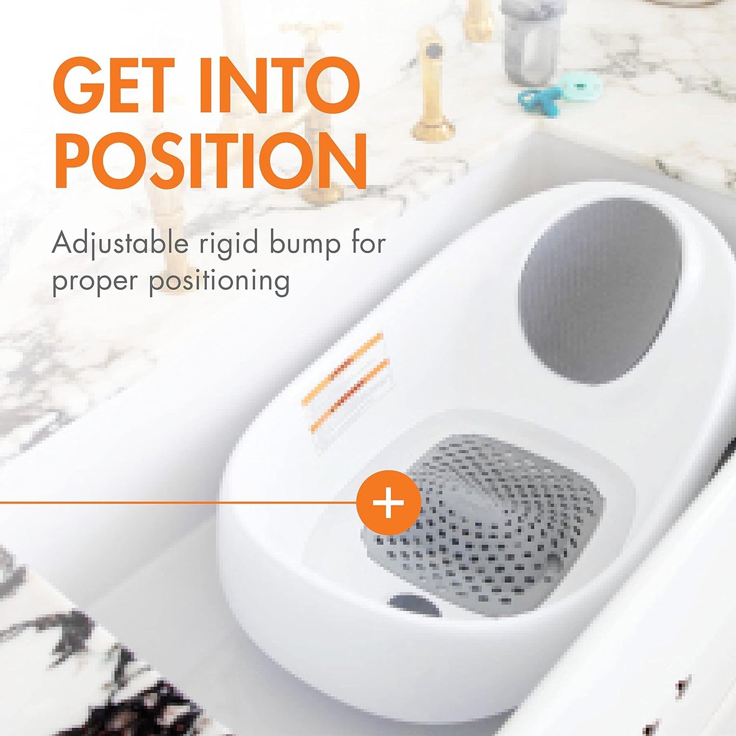 Boon Soak 3-Stage Non-Slip Newborn to Toddler Baby Bath Seat for Sink, Gray