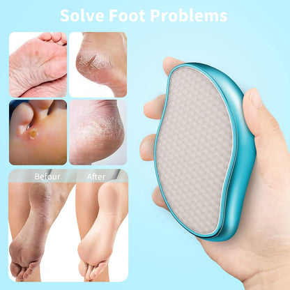 VANWIN Foot File, Nano Crystal Glass Callus Remover Callus Shaver
