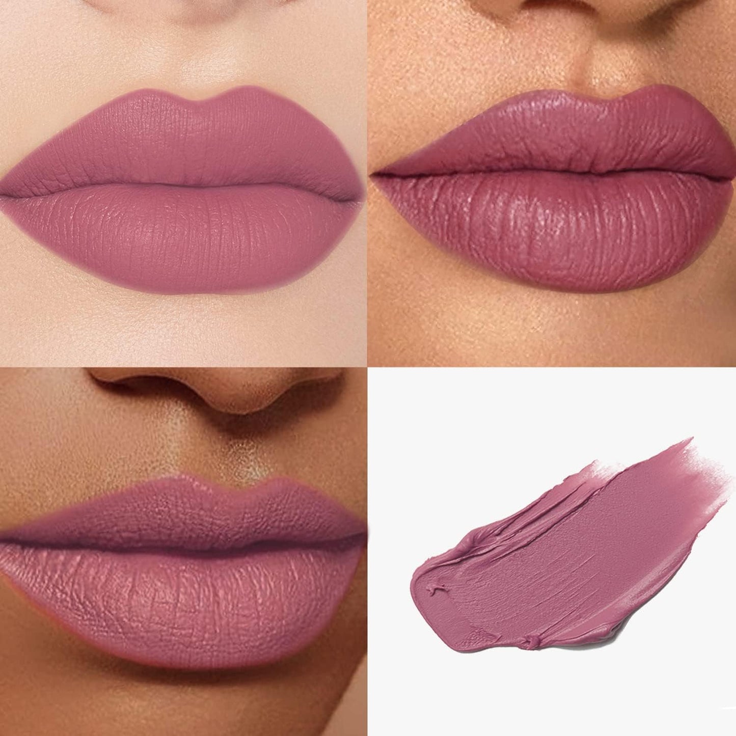 CATKIN Rouge Matte Lipstick, Waterproof Long Lasting Satin Nouris