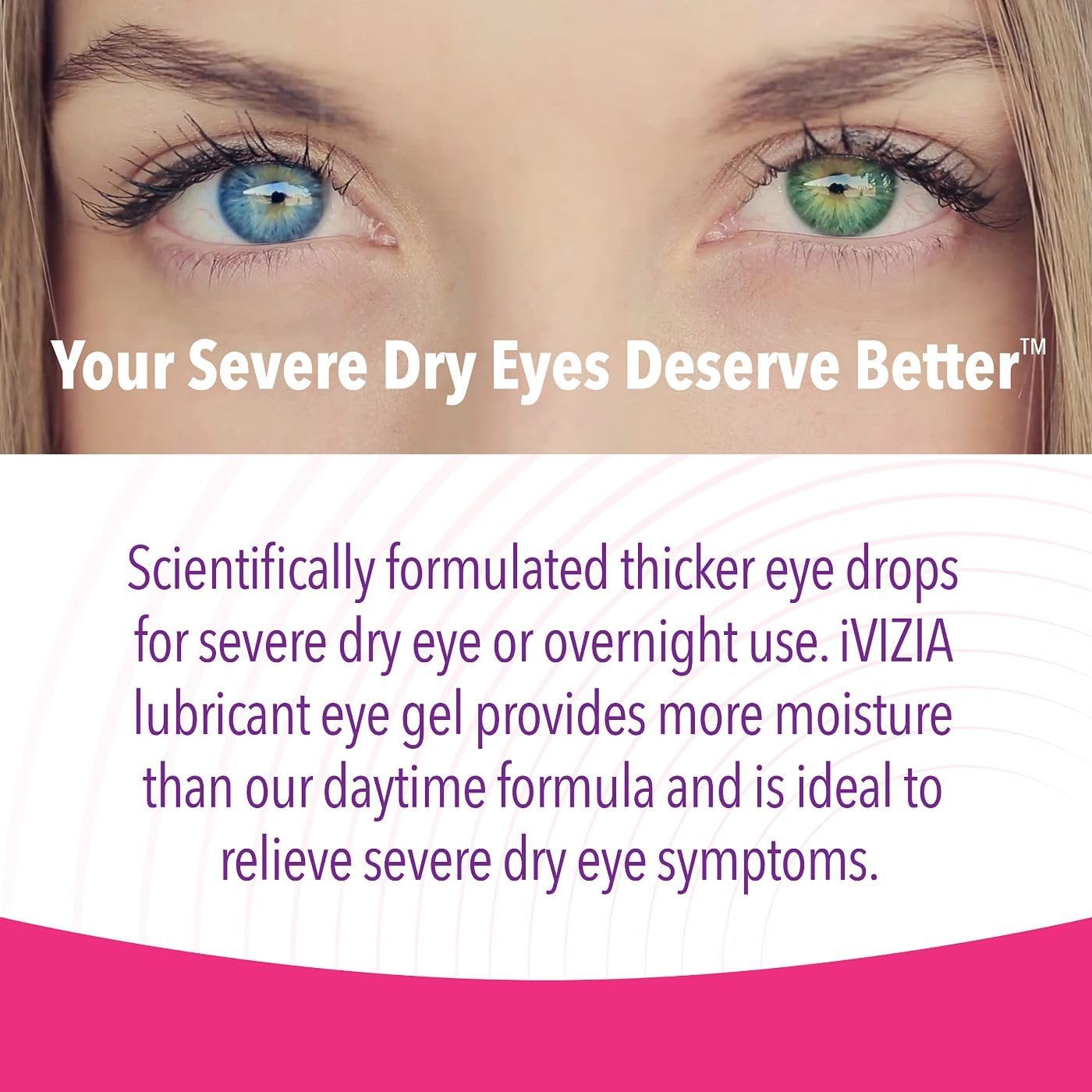 iVIZIA Lubricant Eye Gel for Severe and Nighttime Dry Eye Relief,