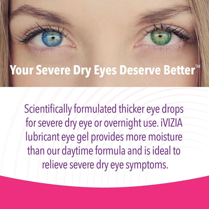 iVIZIA Lubricant Eye Gel for Severe and Nighttime Dry Eye Relief,