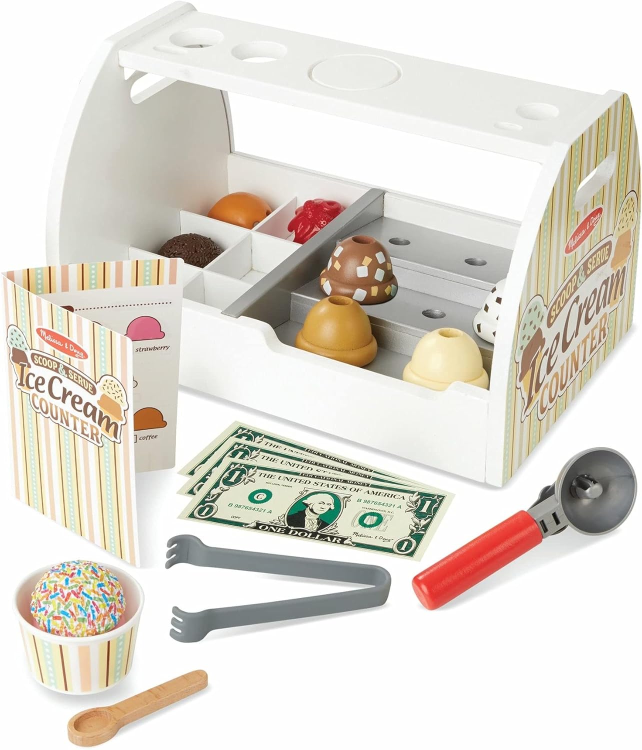 Melissa & Doug 737/8175 Scoop & Serve Ice Cream Counter