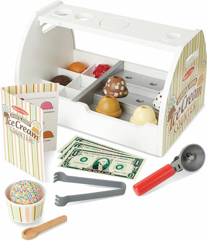 Melissa & Doug 737/8175 Scoop & Serve Ice Cream Counter