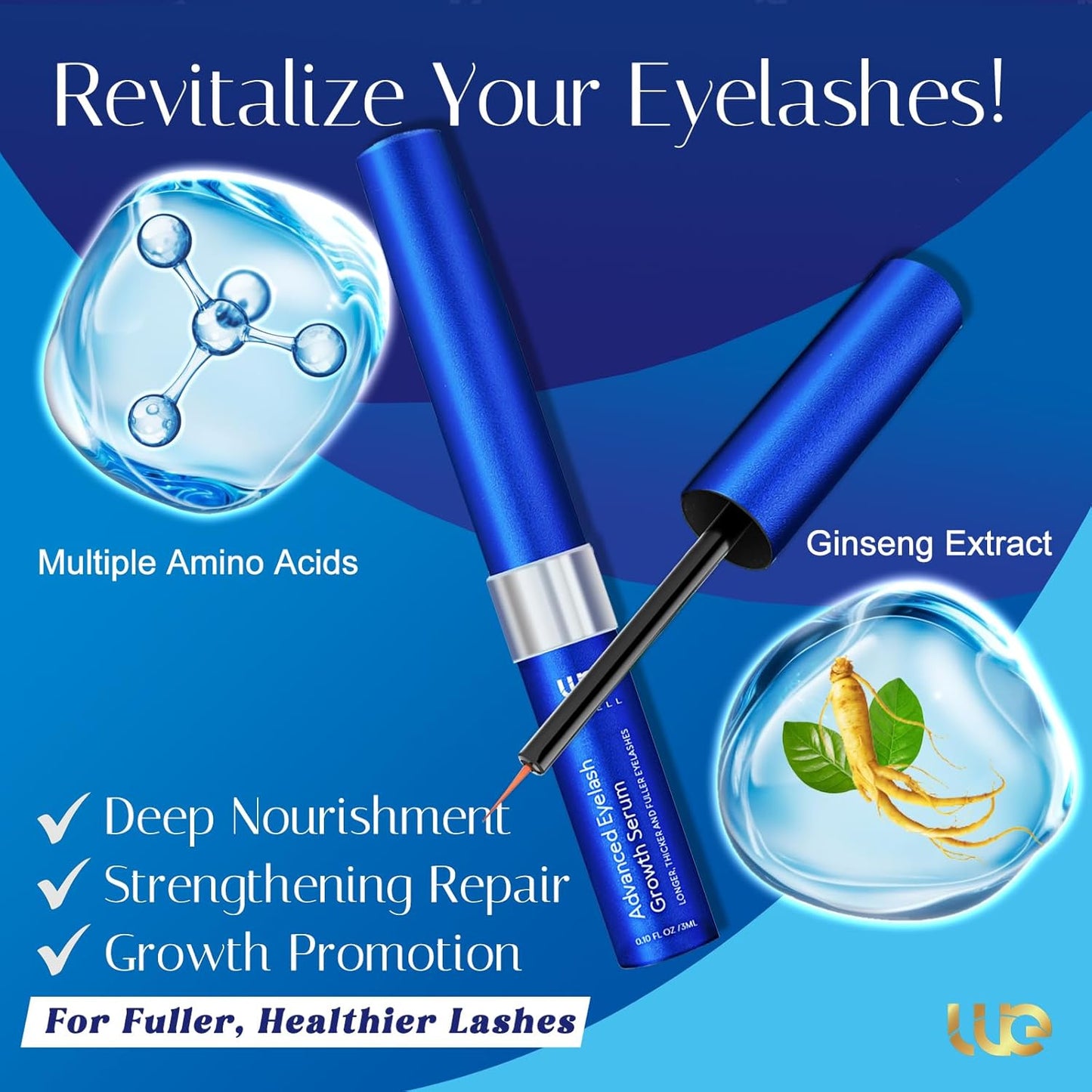 Advanced Eyelash Growth Serum for Lash: Boost Lash Growth Serum, Premium Fo