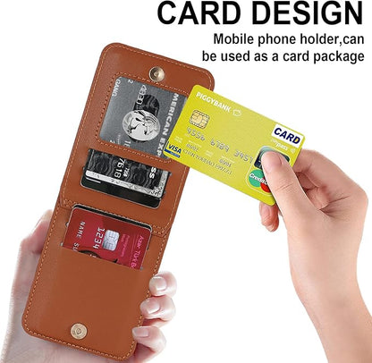 Asuwish Phone Case for Samsung Galaxy Z Flip 3 5G 2021 Wallet Cov