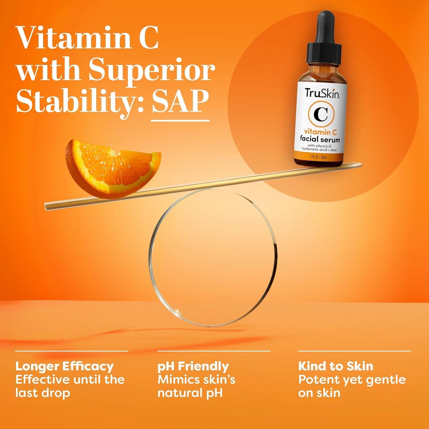TruSkin Vitamin C Serum For Face – Anti Aging Formula with Vitamin C, Hyalu