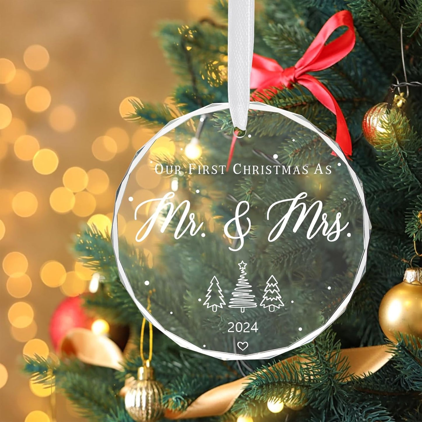 Wedding Gifts for Couple 2024 - Our First Christmas as Mr and Mrs, Engageme