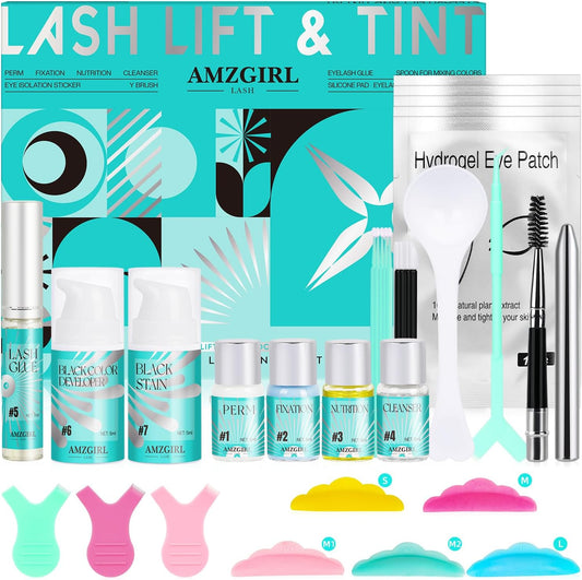 Lash Lift and Tint Kit, Eyelash Perm Kit & Black Brow Lamination