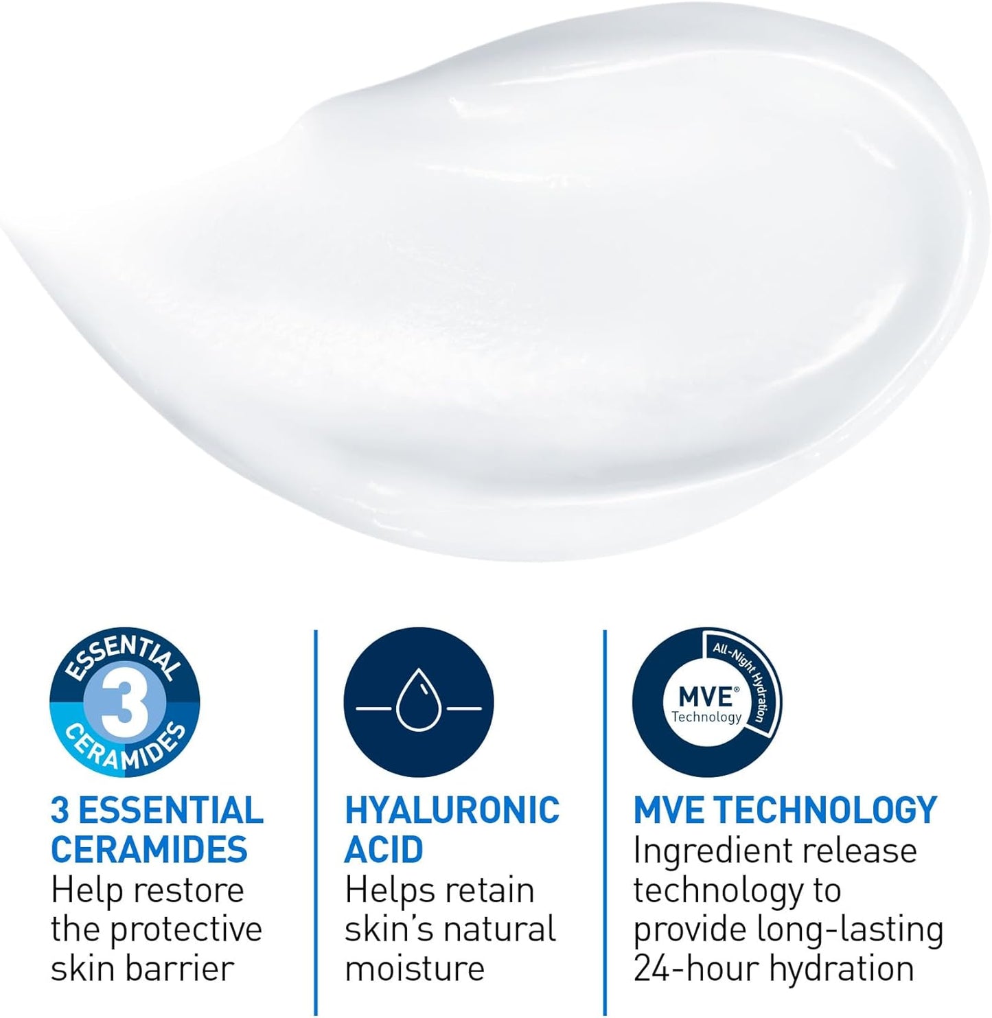 CeraVe Moisturizing Cream, Daily Face, Hands, & Body Cream Moistu