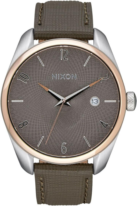 NIXON A473-2214 Women's Bullet Leather Rose  Gold/Taupe