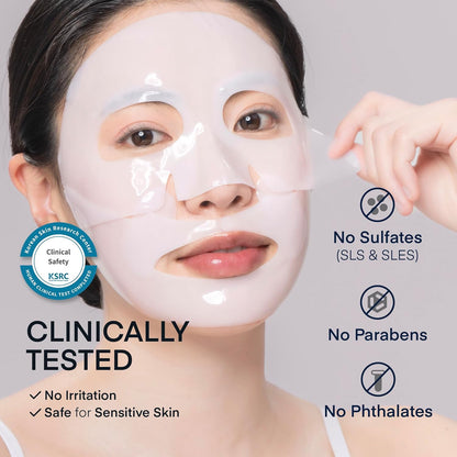 Korean Overnight Collagen Face Mask: Glass Skin Face Mask for Deep Moisturi