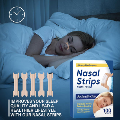 Nasal Strips for Snoring, Anti Snoring Devices, 100 pcs Extra Strength Nasa