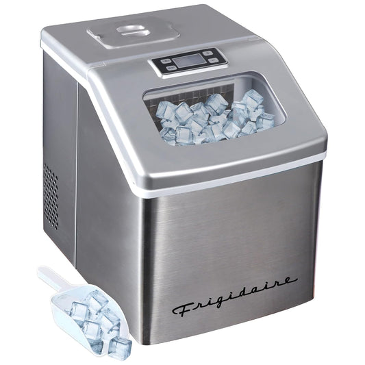 Frigidaire EFIC452 40 lb. Freestanding Ice Maker in Stainless Steel