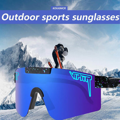 P-V Polarized Sports Sunglasses For Men Women Cycling Glasses Spo Small -C24
