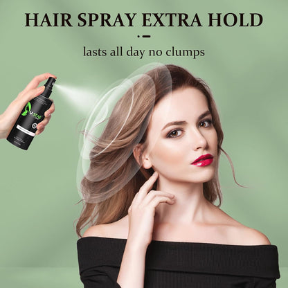 Ustar Hair Building Fiber hold Spray 4oz Fits Toppik Xfusion Febron Boldify