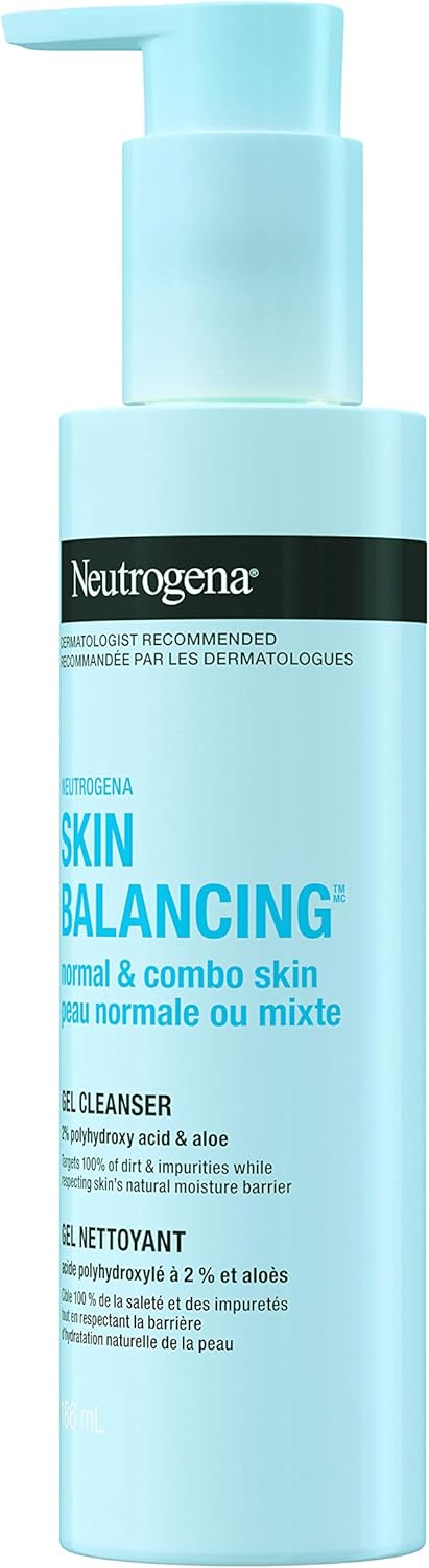 Neutrogena Cleanser, Skin Balancing Gel Cleanser With 2% Polyhydr
