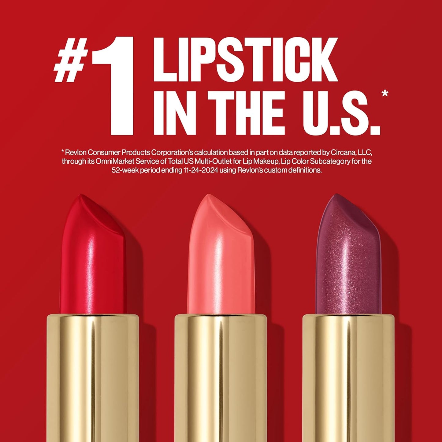 Revlon Lipstick, Super Lustrous Lipstick, Creamy Formula For Soft, Fuller-L
