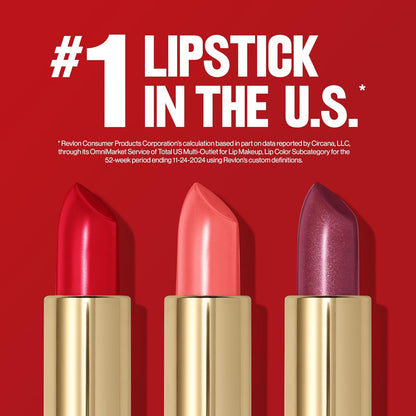 Revlon Lipstick, Super Lustrous Lipstick, Creamy Formula For Soft, Fuller-L