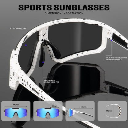 P-V Sports Polarized Sunglasses for Men Women, UV400 Protection C