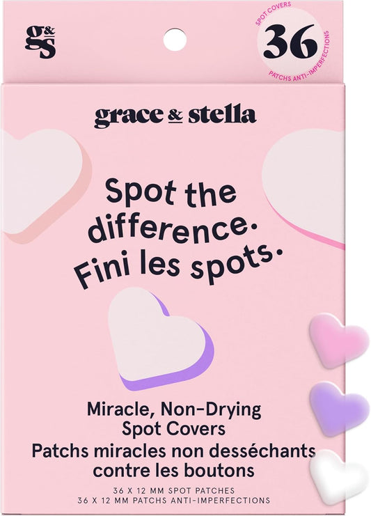 grace & stella Skin Rescue Covers with Hydrocolloid (Heart, 36 Co