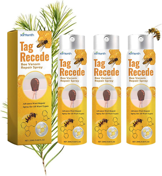 Tag Recede Bee Venom Treatment Spray, Skin Tag Removal Spray with