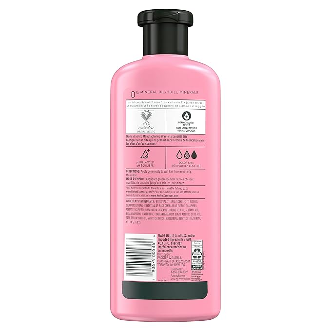 Herbal Essences 80189410 Rose Hips Smooth Conditioner, 3.38 fl oz