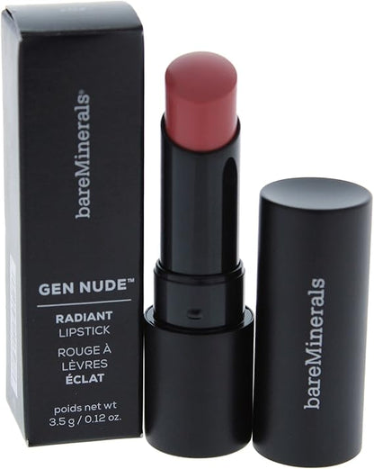 bareMinerals Gen Nude Radiant Lipstick - XoX for Women 0.12 oz Li