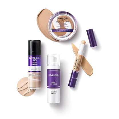 COVERGIRL Simply Ageless Instant Wrinkle Defying Foundation, SPF 28, Hyalur