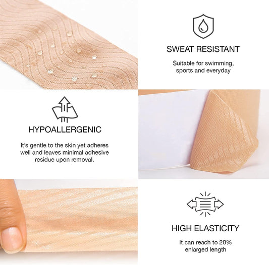 Boob Tape Boobtape with Nipple Covers: Boobytape for Breast Lift,