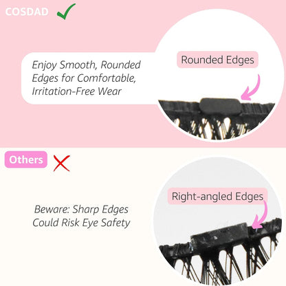 Magnetic Eyelashes with Eyeliner - Magnetic lashes with Applicato
