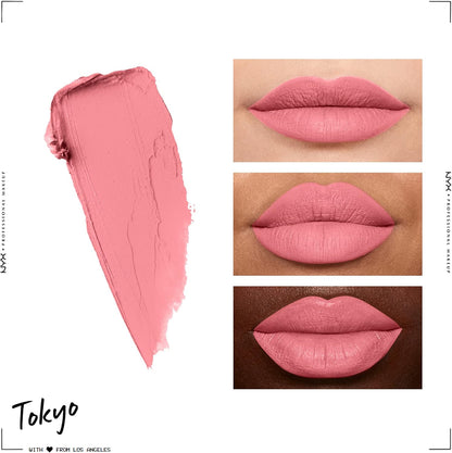 NYX PROFESSIONAL MAKEUP Soft Matte Lip Cream, High-Pigmented Liqu
