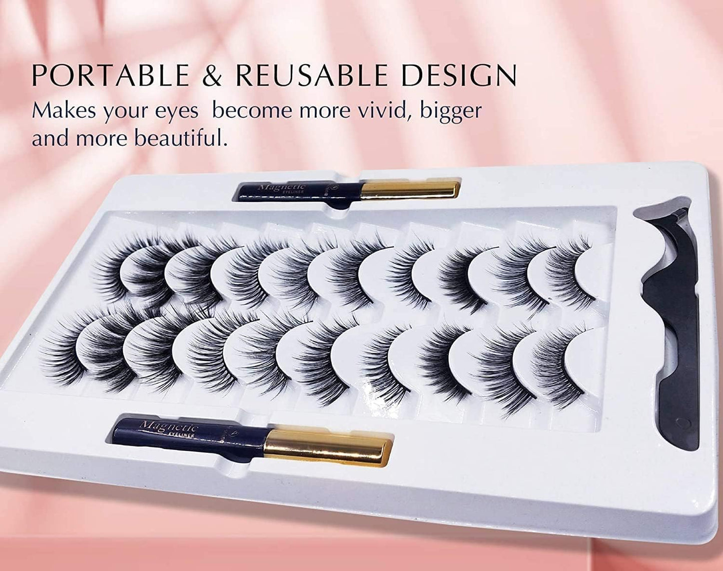 Magnetic Eyeliner and Lashes Magnetic Eyelashes Natural Look Kit