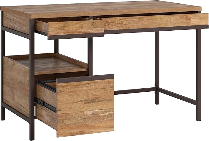 Sauder 431254 Manhattan Gate 47.48 in. Sindoori Mango Computer Desk wi ...