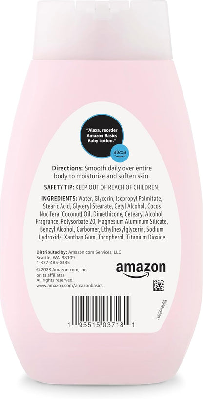 Amazon Basics Baby Lotion, Mild & Gentle, Lightly Scented, 13.6 Fl Oz (Pack