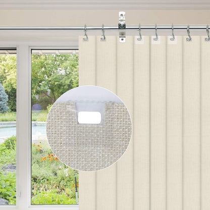 Vertical Blind Repair Tabs 30 Sets, Luxiv Clear  Tabs for Repair Vertical Blind Total 60 PCS Heavy  Duty Pre-Cut Vertical Blind Vane Saver
