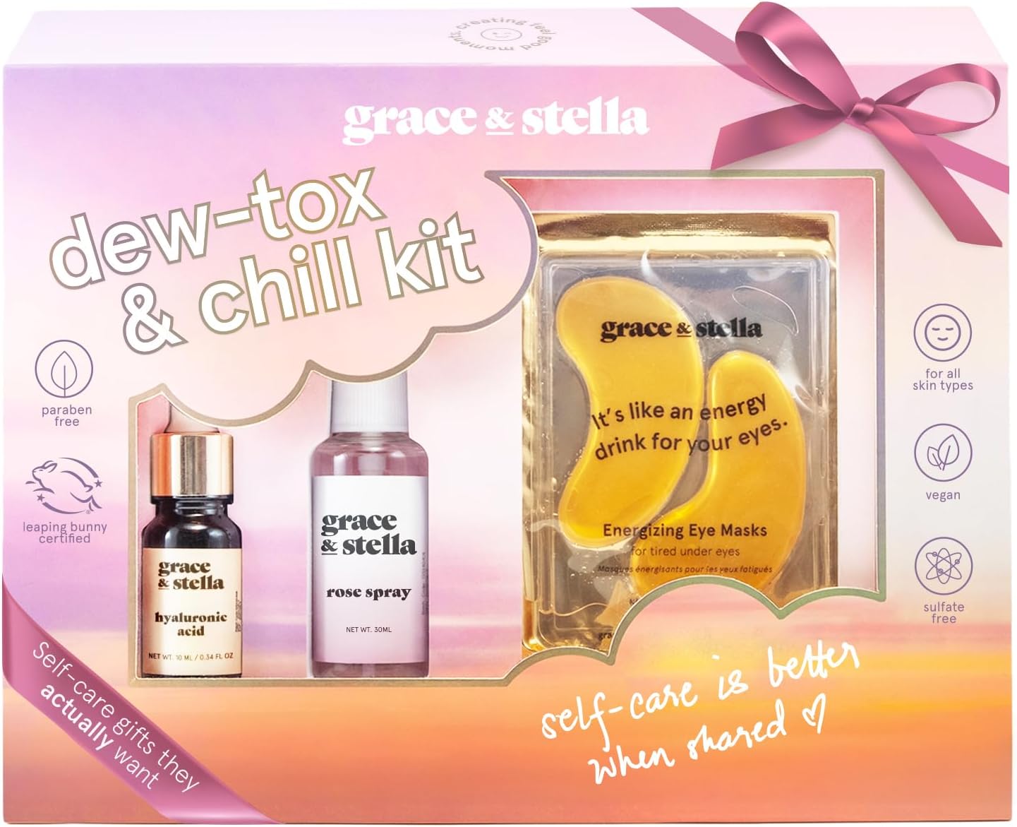 grace & stella Award-Winning Mothers Day Gift Set for Mom - Trave