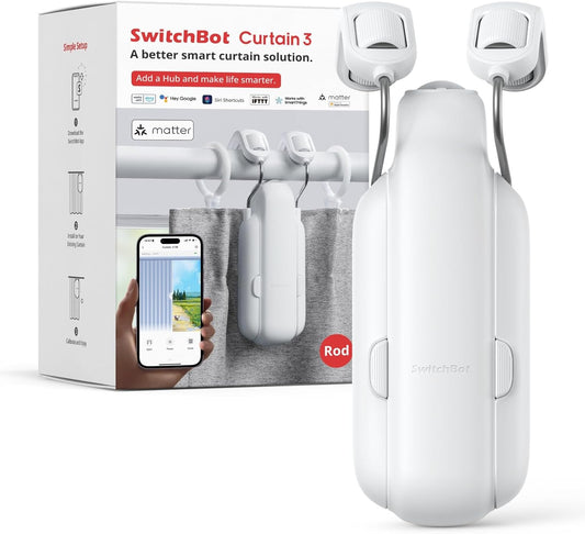 Switchbot Curtain Smart Electric Motor U Rail  White