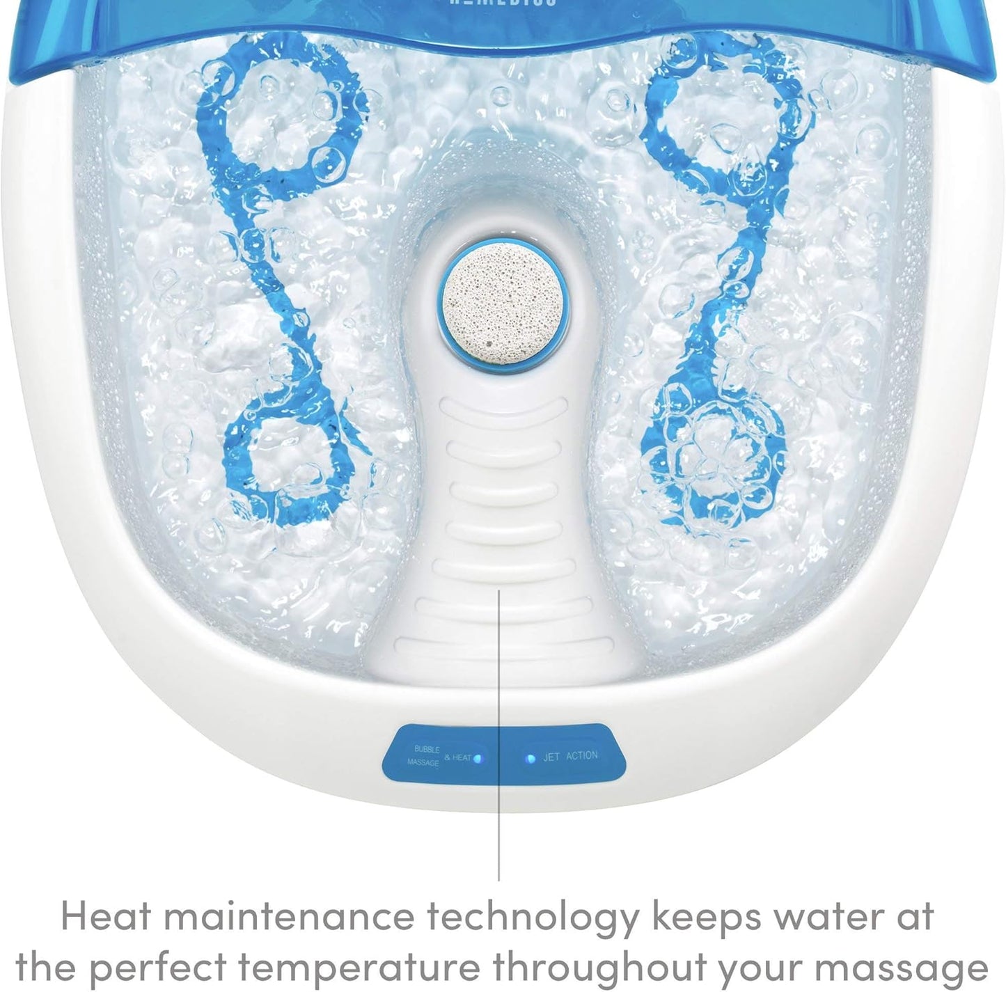 Action Footbath with Heat | 6 Hydro-therapy Water Jets, Pedicure